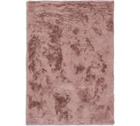 SCHÖNER WOHNEN-Collection Tapis moderne en fourrure synthétique TENDER vieux rose 160 x 230 cm
