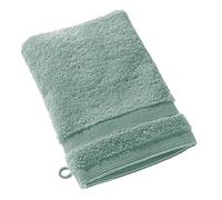 SCHÖNER WOHNEN Gant de toilette de qualité supérieure pour bébé 16 x 21 cm - Absorbants - Gants de toilette de luxe verts - 100 % coton - Combinable comme ensemble de serviettes - Éponge pour enfant