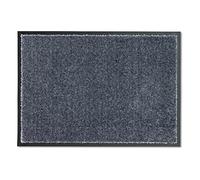 Schöner Wohnen Kollektion Paillasson d'intérieur - Tapis Anti-salissures 50 x 70 cm Turquoise Polaire - Paillasson d'entrée antidérapant - Tapis de Porte Lavable à 30 °C