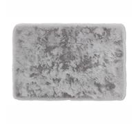 Schöner Wohnen Tapis de bain doux et moelleux Bali 40x60cm Argenté