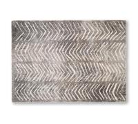 Schöner Wohnen Kollektion Tapis intérieur - Tapis de propreté 50 x 70 cm Triangle Taupe - Tapis de propreté antidérapant Robuste - Paillasson Porte d'entrée - Lavable à 30°C