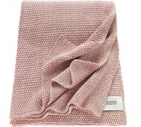 Schöner Wohnen Plaid Melange I Couleur 75 Rose I Taille 130x170 cm I Pur coton
