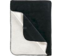 SCHÖNER WOHNEN Plaid Pebble Couleur noir Taille 150x200