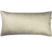 Schöner Wohnen Taie d'oreiller en satin seule Pure Couleur sable Taille 40x80cm