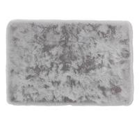 Schöner Wohnen Tapis de bain doux et moelleux Bali 40x60cm Argenté