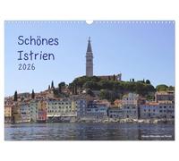 Schönes Istrien 2026 (Wandkalender 2026 DIN A3 quer), CALVENDO Monatskalender: Kroatiens Nordwesten