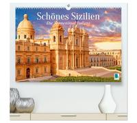Schönes Sizilien: die Sonneninsel Italiens (hochwertiger Premium Wandkalender 2026 DIN A2 quer), Kunstdruck in Hochglanz: Sizilien: Sehnsucht nach Sonne, Strand und Meer