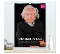 Schönheit im Alter - Zu Besuch bei den alten Meistern (hochwertiger Premium Wandkalender 2026 DIN A2 hoch), Kunstdruck in Hochglanz: Senioren des ... interpretieren Gemälde der Kunstgeschichte