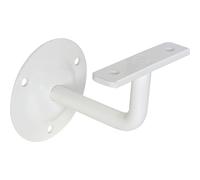 SCHÖSSWENDER 4.09.0130 SCHÖSSMETALL Support de main courante rond, distance au mur 80 mm, revêtement blanc,