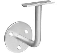 Schösswender 6.01.0101 Handlaufträger mit Anschraubplatte, sichtbar geschraubt, Edelstahl Support de Main Courante avec Plaque de Fixation, vissé visiblement, Acier Inoxydable Poli