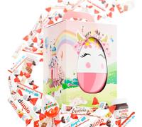 SchokoFreunde Geschenke ® Cadeau XXL licorne pour enfant - Avec mélange de chocolat Ferrero - Boîte cadeau licorne pour fille - Bonbons (vide)