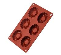 Schokolade Silikonform 6 Mulden Runde Backform Für Pralinen Und Bonbons, Antihaft Backzubehör | Flexible Form Für Kuchen Pudding Seife Desserts Backen Küche Party Dekoration Kreatives Süßwaren Handw