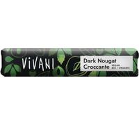 Vivani Barre Chocolat Noir Nougat Croquant Bio 35 g