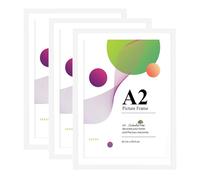 Scholar Tree Lot de 3 Cadres Photo A2 Blancs, Cadres Photo A2 42 x 59,4 cm