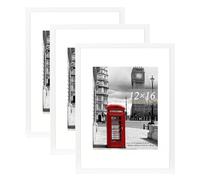 Scholar Tree Lot de 3 cadres photo, blanc, 30 x 40 cm, à fixer au mur