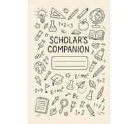 Scholar's Companion: A Durable Hard Cover 6x9 Inch College Ruled Notebook for Students and Professionals