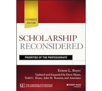 Scholarship Reconsidered by John M. Vanderbilt University Braxton Todd C Ream, John M Braxton (Auteur)