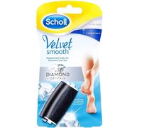 Scholl 2X Velvet Smooth Express Pedi Rouleaux De Rechange Fins / Forts