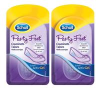 Scholl® ActivGel Party Feet Coussinets Talons Plâtre(S) De Gel 2x2 pc(s)