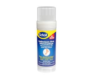 Scholl Bâton de baume pour les pieds intensément nourrissant, pour réparer les talons très secs et fissurés, hydratant intensément pour des pieds sains avec 25% d'urée, sel d'Epsom et huiles