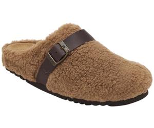 Scholl CHARLOTTE Synthetic Fur (Teddy)+Leather Brown/Dark Brown