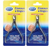 Scholl Ciseaux à Ongles en Acier Inoxydable Soin des Pieds 2x1 pc(s)