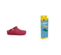 Scholl Clog Evo Bordeaux + Semelles Anatomiques et Antistatiques pour Clog Evo - Bordeaux/Marron