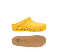 Scholl Clog Evo Jaune + Semelles Anatomiques et Antistatiques pour Clog Evo - Jaune/Marron