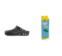 Scholl Clog Evo Noir + Semelles Anatomiques et Antistatiques pour Clog Evo - Noir/Marron