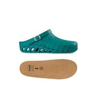 Scholl Clog Evo Vert + Semelles Anatomiques et Antistatiques pour Clog Evo - Vert/Marron