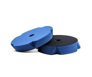 Scholl Concepts Ninja Lot de 2 tampons de finition Bleu Diamètre 140 mm