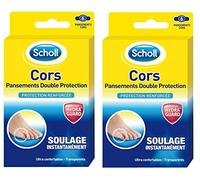 SCHOLL Cors Pack de 6 Pansements Double Protection - Lot de 2
