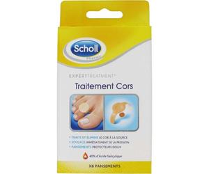 Scholl Cors Pansements Traitement Coricides 8 Unités