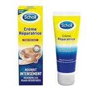 Scholl Crème Réparatrice Pieds Très Secs - Pieds Doux et Lisses en 24h - Hydratation Intense Non Grasse, Pénètre Rapidement - 75ml