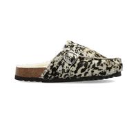 Scholl - Dakota Fur Slides - Femme - Chaussures - Blanc - Taille: 38 EU