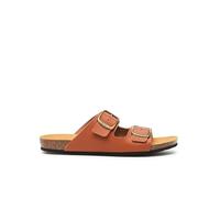 Scholl Didier, Sandali Uomo, 2 cinturini, Cognac, 41 EU