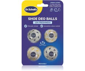 Scholl Dr. Scholl's 12 Hour Freshness boules rafraîchissantes pour chaussures 4 pcs