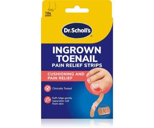 Scholl Dr. Scholl's Ingrown Toenail Pain Relief Strips pansements protecteurs pour stimuler la croissance des ongles 10 pcs