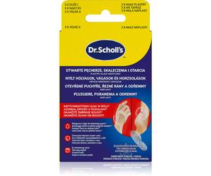 Scholl Dr. Scholl's Open Blisters, Cuts and Abrasions pansement hydro-actif pour le traitement des petites blessures superficielles de la peau 2x3 pcs