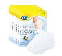 Scholl EC Intense Nourrissant Masque Pieds Huile de Macadamia - Soin Hydratant - 6x1 Paire de Chaussettes Jetables
