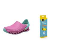 Scholl Evoflex Fuchsia + Semelles Antistatiques avec Memory Cushion pour Evoflex - Fuchsia/Marron