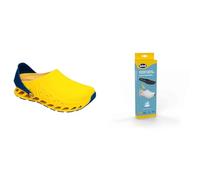 Scholl Evoflex Jaune + Semelles Pro Antistatiques avec Memory Cushion pour Evoflex - Jaune/Noir