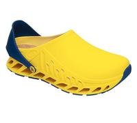 Scholl Evoflex - Zoccoli Unisex - Zoccoli sanitari con cinturino e plantare anatomico - Calzature Ospedaliere Giallo - Antistatico e antiscivolo