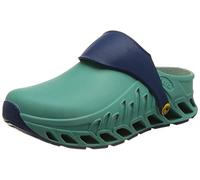 Scholl Evoflex - Zoccoli Unisex - Zoccoli sanitari con cinturino e plantare anatomico - Calzature Ospedaliere Verde - Antistatico e antiscivolo