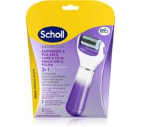 Scholl Expert Care Râpe électrique 2 en 1 File & Smooth pour callosités pour des pieds doux et soyeux Violet électrique