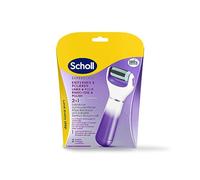 Scholl Expert Care Râpe électrique 2 en 1 File & Smooth pour callosités pour des pieds doux et soyeux Violet électrique