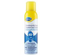 Scholl ExpertCare Déodorant Chaussures Spray Anti-odeurs 48h avec parfum frais et léger contre les mauvaises odeurs pour tous les types de chaussures amphibiens ou bottes ne laisse pas de halos ou