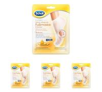 Scholl Expertcare Intensif Masque de Pied Nourrissant avec 3 Huiles Précieuses - Soin Hydratant - 1 Paire de Chaussettes Jetables (Lot de 4)