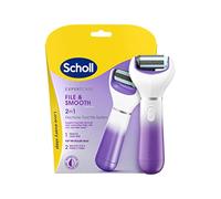Scholl ExpertCare Lime électrique 2 en 1 pour enlever les callosités et la peau dure Piles incluses