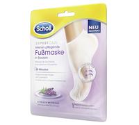 Scholl EXPERTCARE - Masque de pieds intensif nourrissant à l'huile de lavande - Soin hydratant - 1 paire de chaussettes jetables